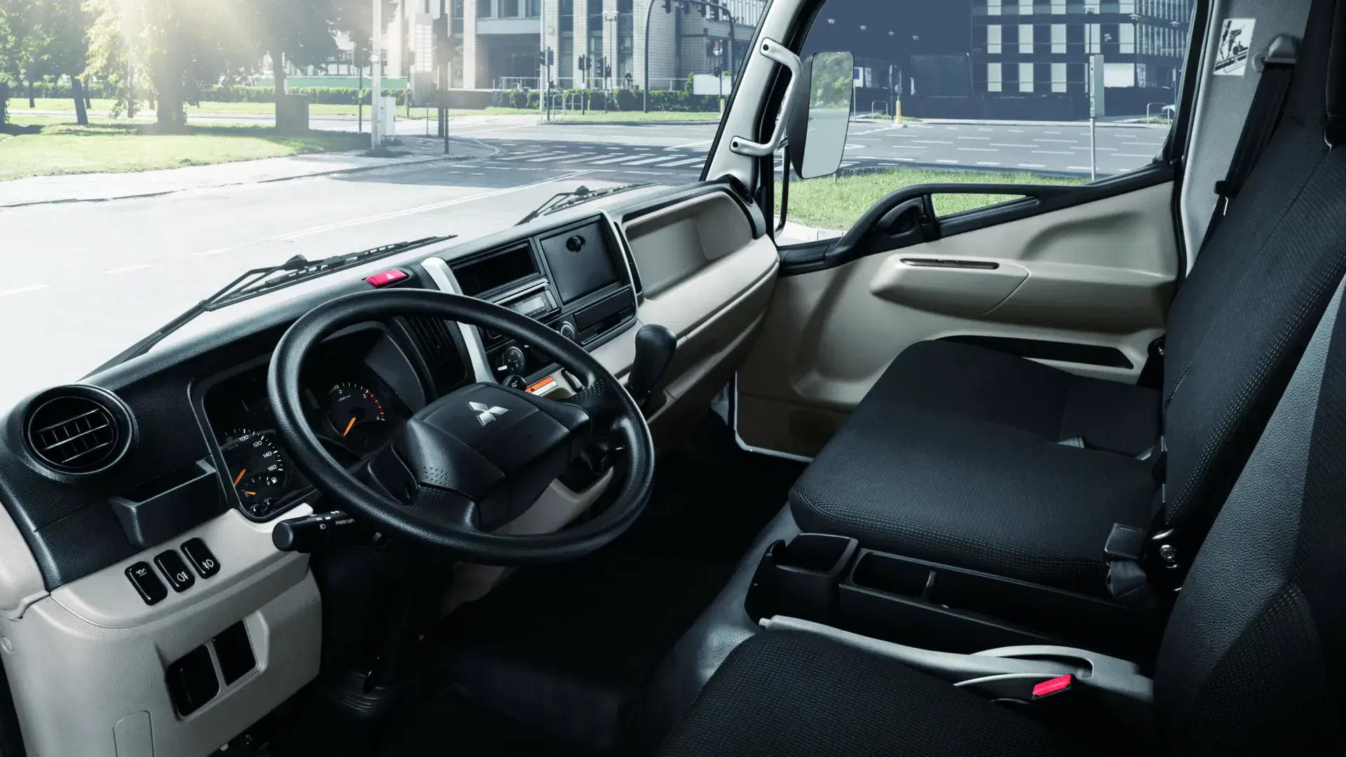 Relaxed driving position