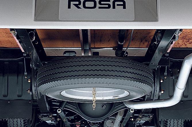 Rear-Mounted Spare Tire